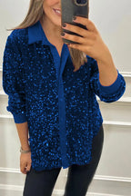 CIARA™ - Chemise à Paillettes Scintillantes