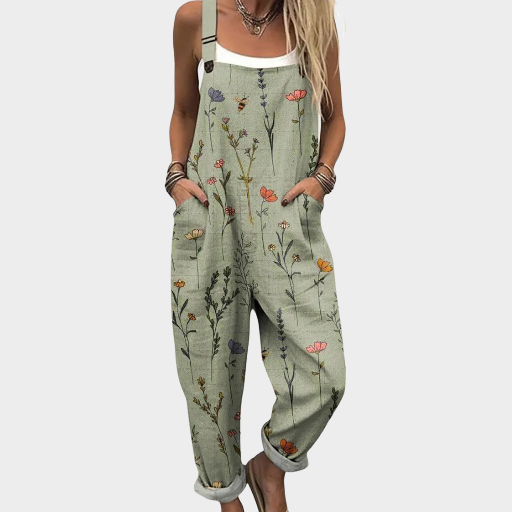 Comfortable Printed Overall/Jumpsuit