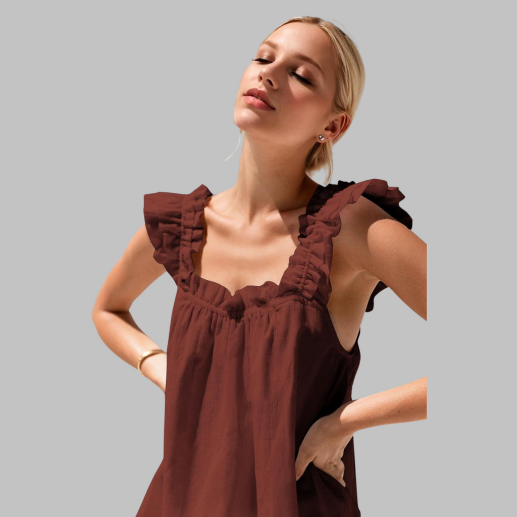 QIARA™ - Ensemble de pyjama décontracté débardeur et short