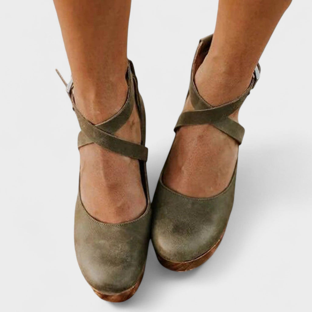 ELARU™ – Sandales Compensées Classiques Confort