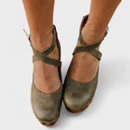 ELARU™ – Sandales Compensées Classiques Confort