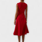 MARISSA™ – Robe sans manches élégante effet cache-cœur
