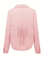 Brielle | Elegant Relaxed Button Blouse