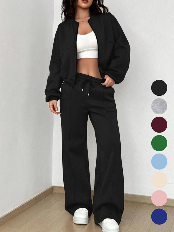 PALOMA™ – Ensemble veste zippée et pantalon streetwear douillet