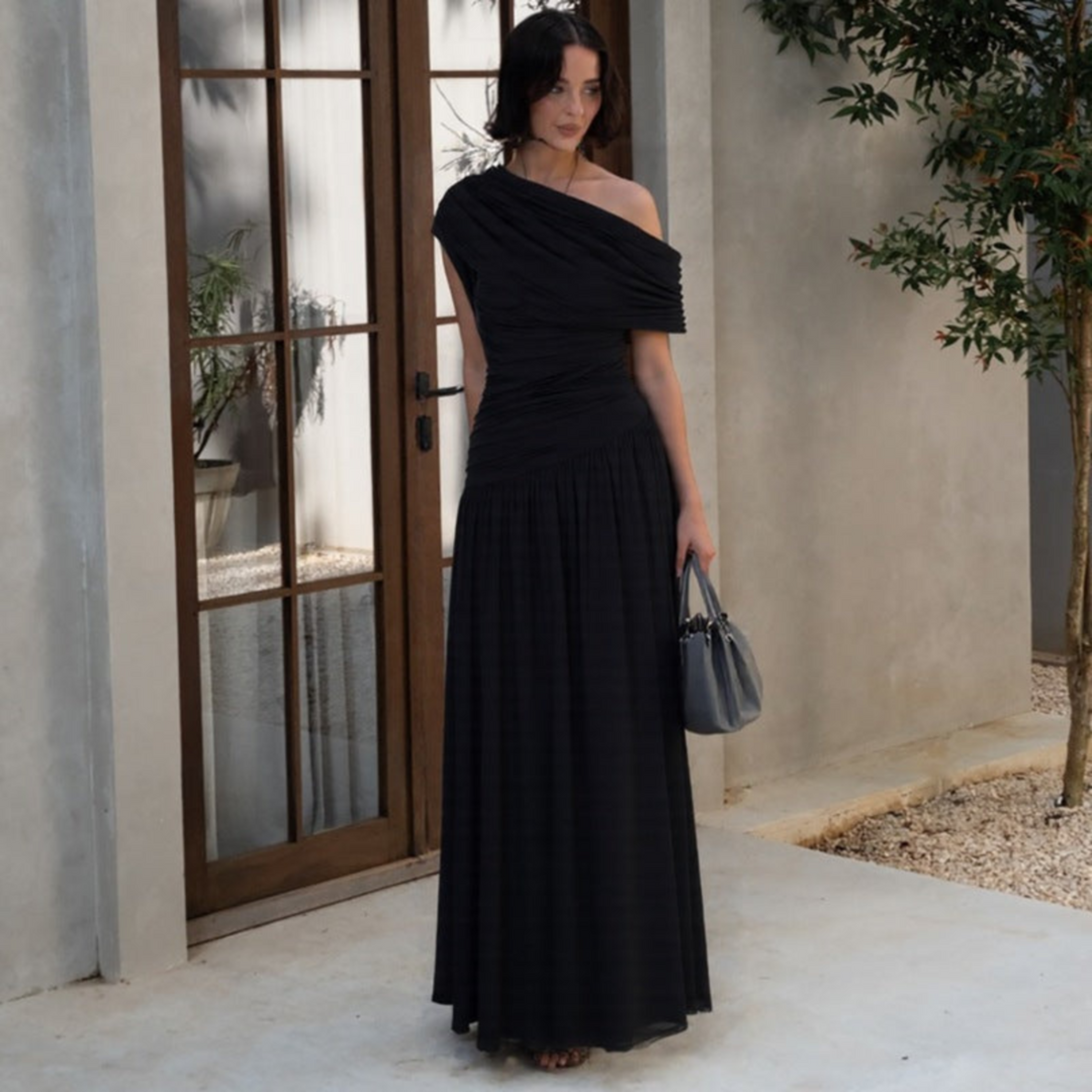 TALIA™ - Robe Longue de Soirée Élégante à Une Épaule