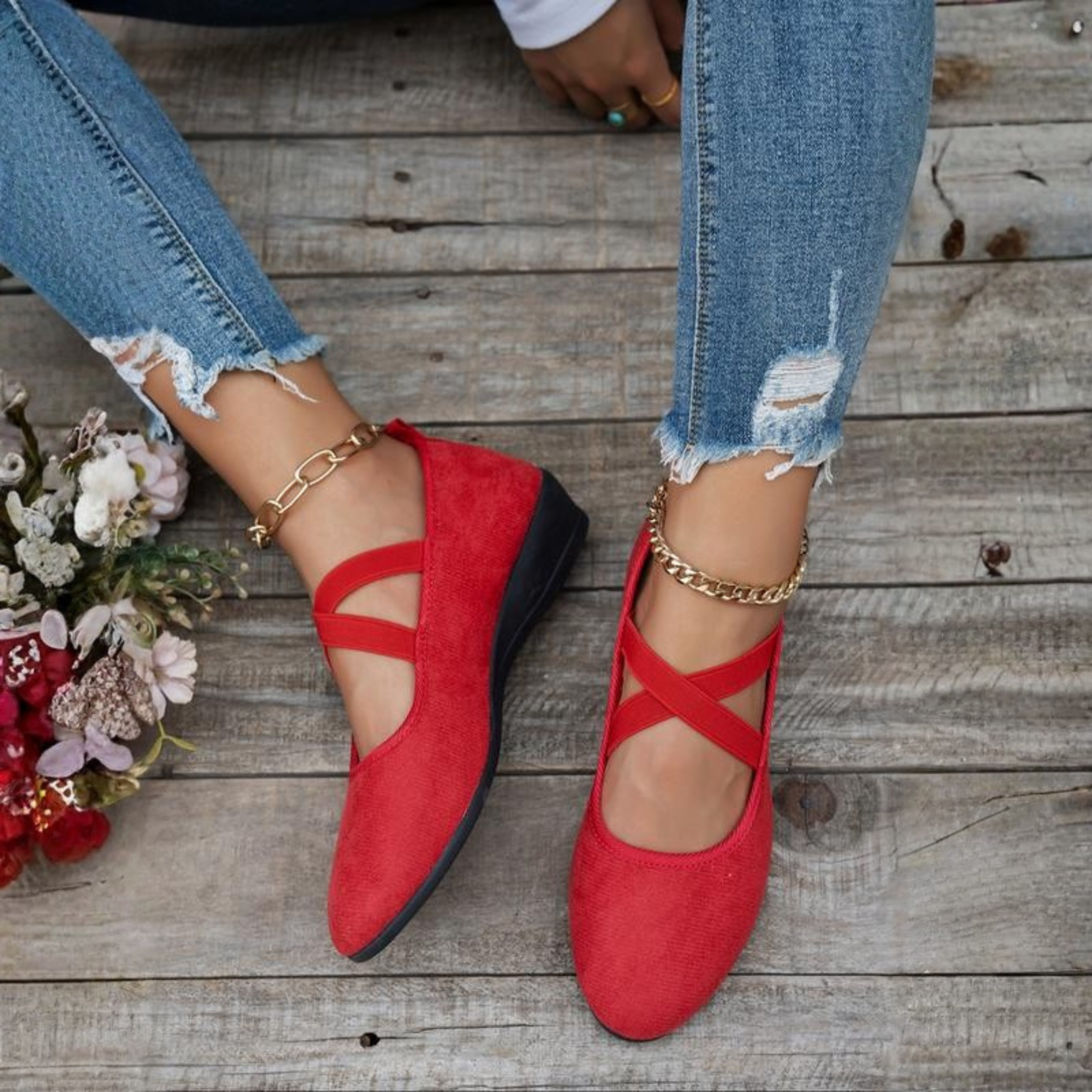 Judith | Closed Wedge Ballerina Shoes