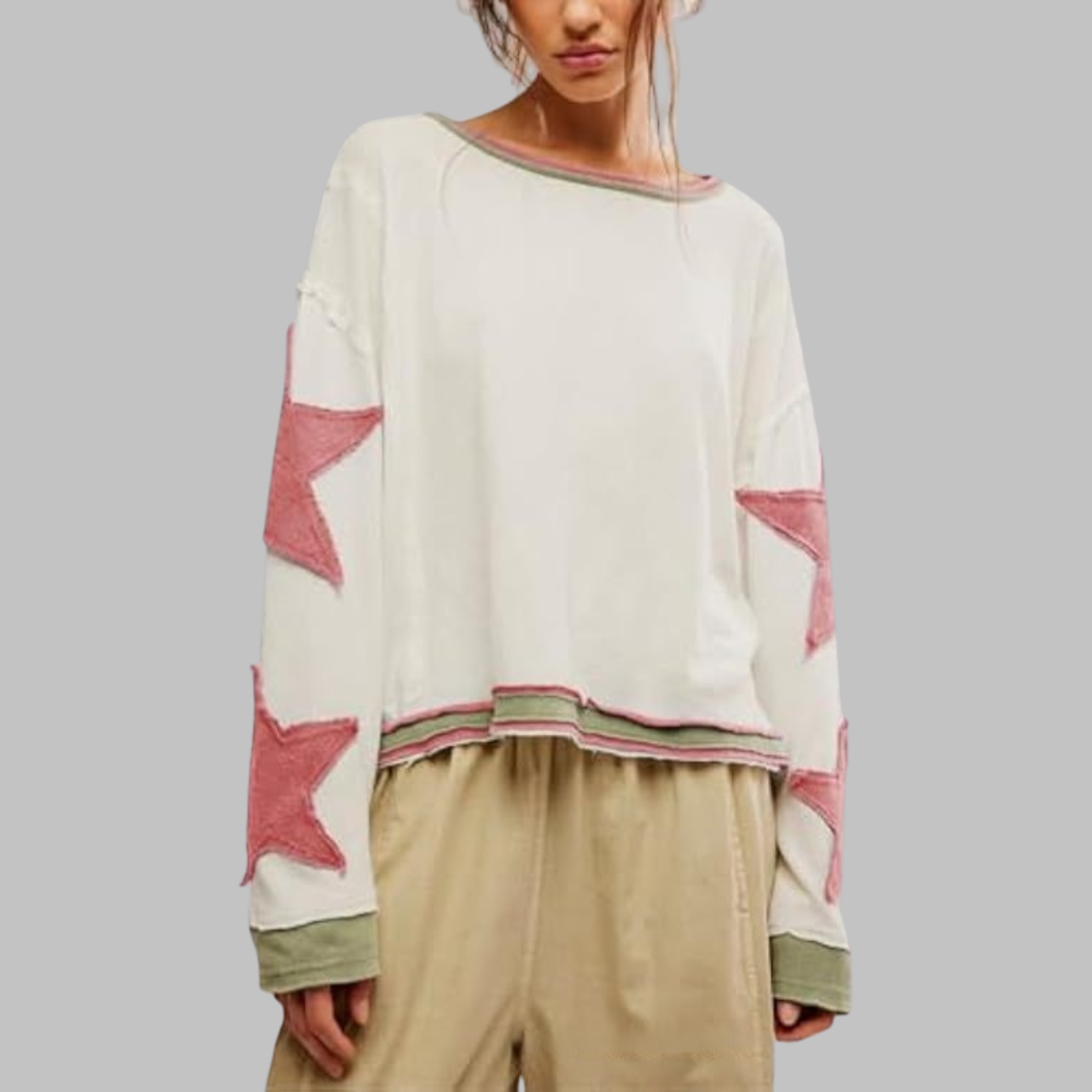 PETIT™ - Haut décontracté d'été ample à manches longues streetwear