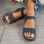 Selene | Crystal Comfort Platform Sandals