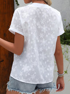 Hazel | Floral V-Neck Blouse