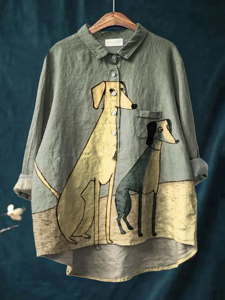 MIKHA™ - T-shirt d'art canin