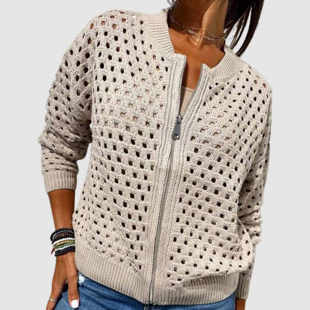 MARGARET™ – Cardigan Tricoté Haut de Gamme