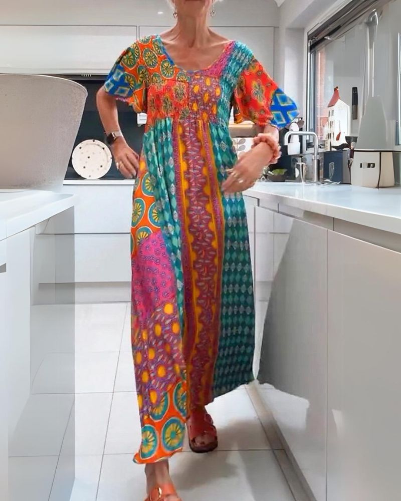 KIMI™ - Robe longue fluide esprit libre