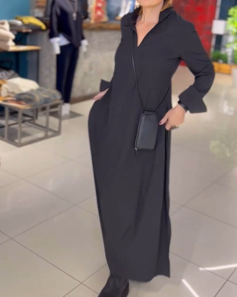 TARA™ - Robe longue fluide et élégante