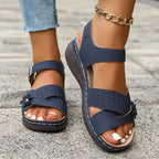 Marielle | Floral Comfort Wedge Sandals