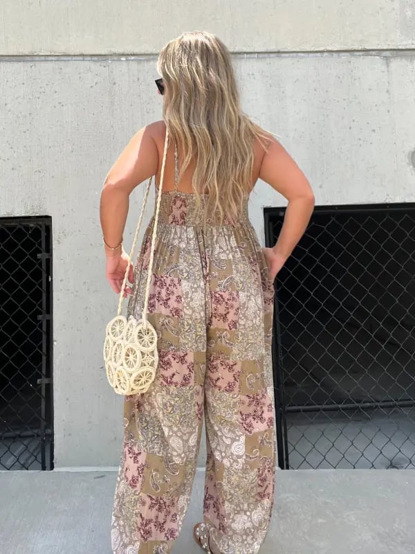 Combinaison pantalon bouffant DANICA™ - style bohème