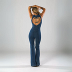 ARIA™ | Salopette en jean évasée