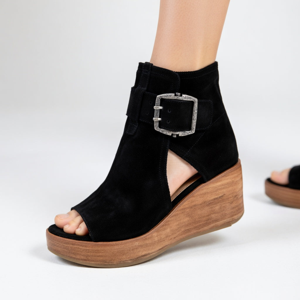 Orla™ | Bottines compensées ouvertes