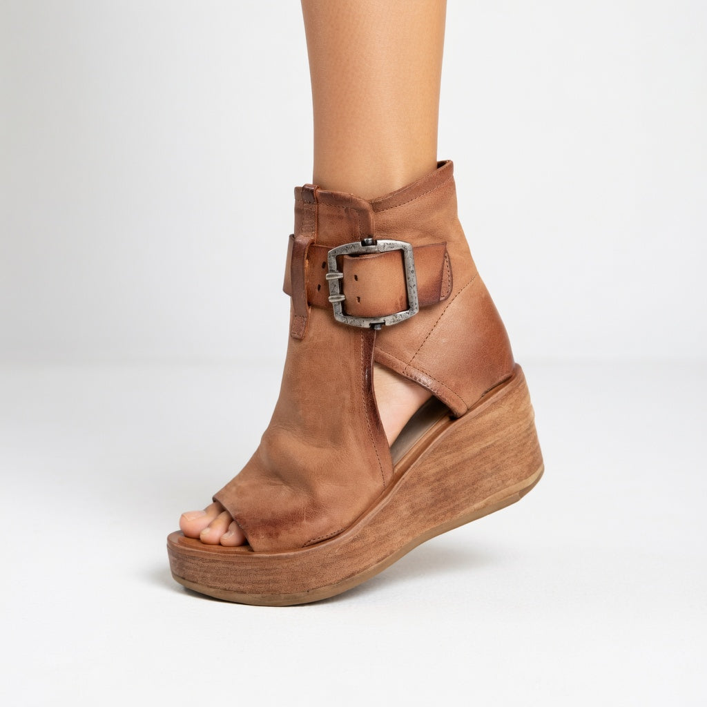 Orla™ | Bottines compensées ouvertes