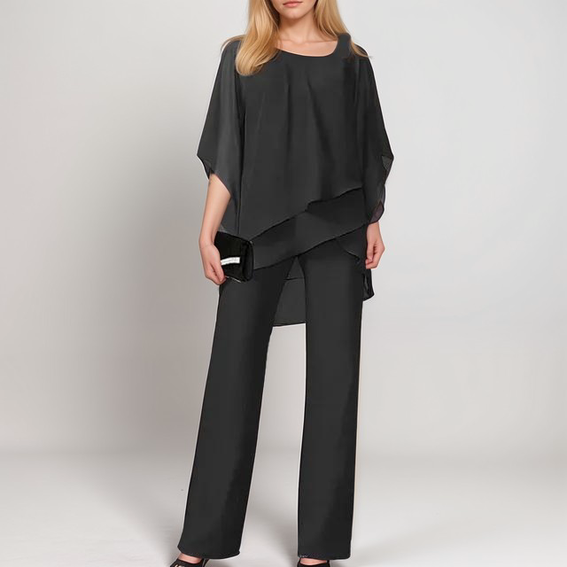ELEANOR™ – Ensemble de Soirée Asymétrique Luxe