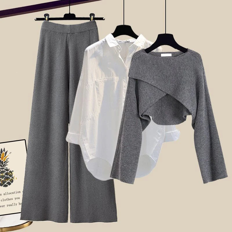 ISOBEL™ | Ensemble tricoté élégant trois pièces