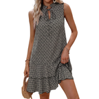 Sandra | Bohemian Print V-Neck Sundress