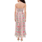 IDONNA™ – Robe longue d'été fleurie sans manches de classe