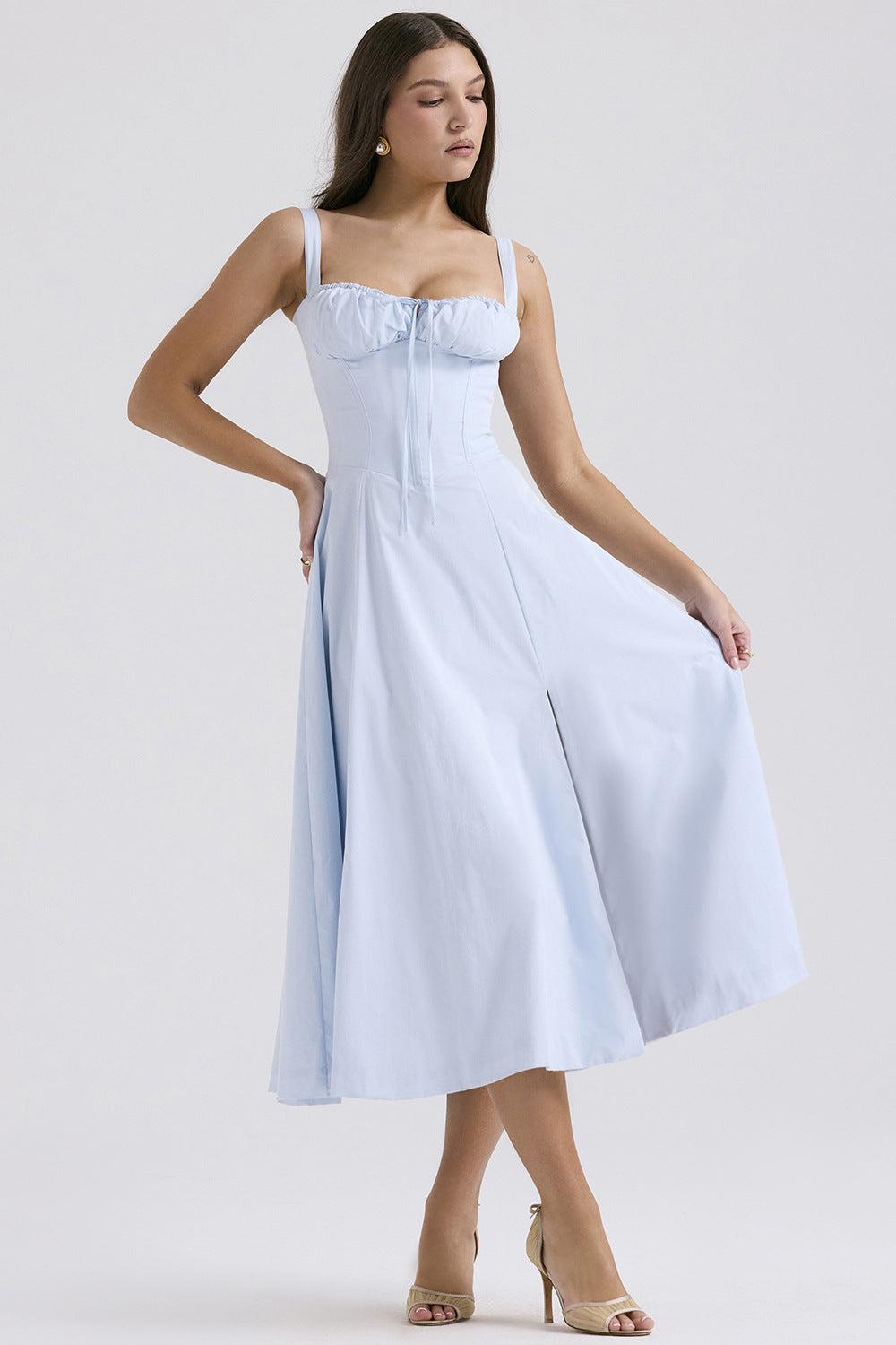ELENA™ – Robe Corset Chic Col Bateau