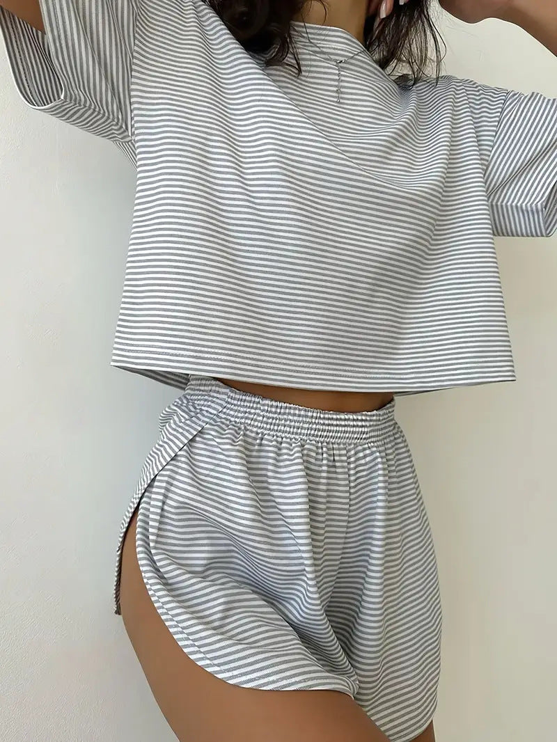 RIZALINA™ – Ensemble de loungewear confortable à manches courtes