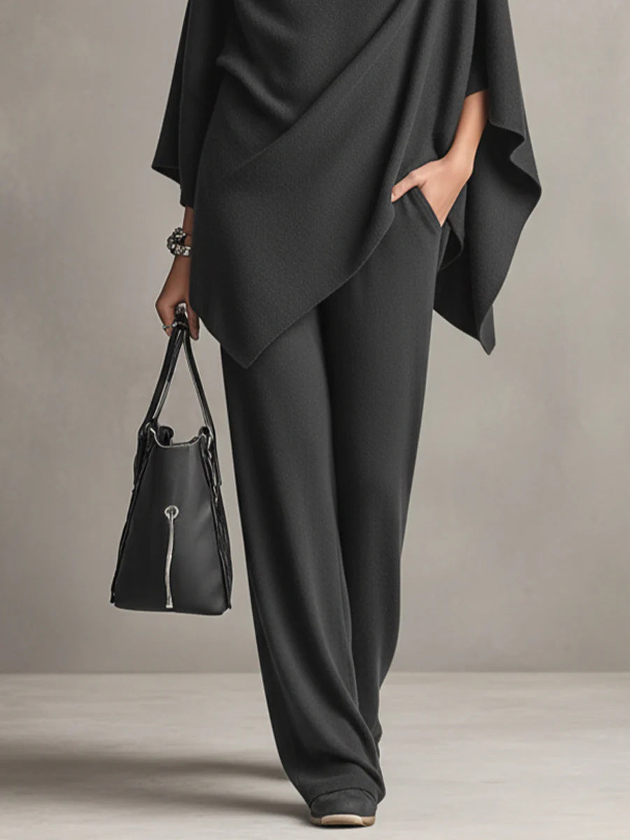 Helen™ | Ensemble deux pièces drapé élégant