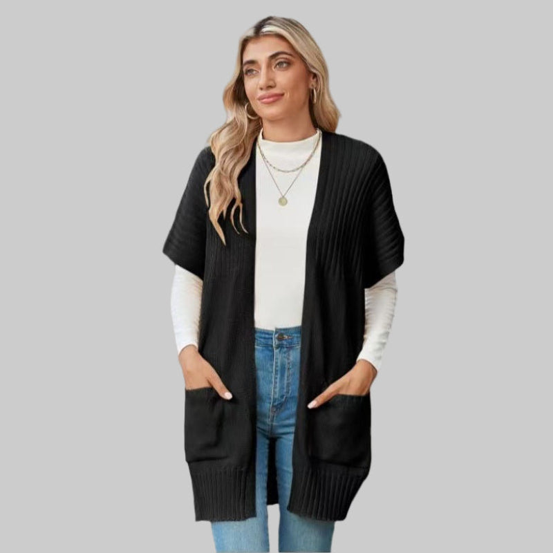 BREE™ - Gilet en maille léger ouvert sur le devant