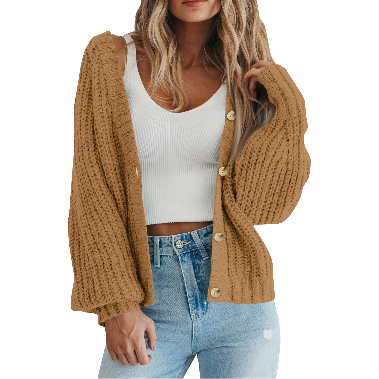 JASMINA™ - Gilet en maille douillette, un essentiel