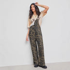 BLANCA™ – Retro Statement Wide-Leg Leopard Jumpsuit