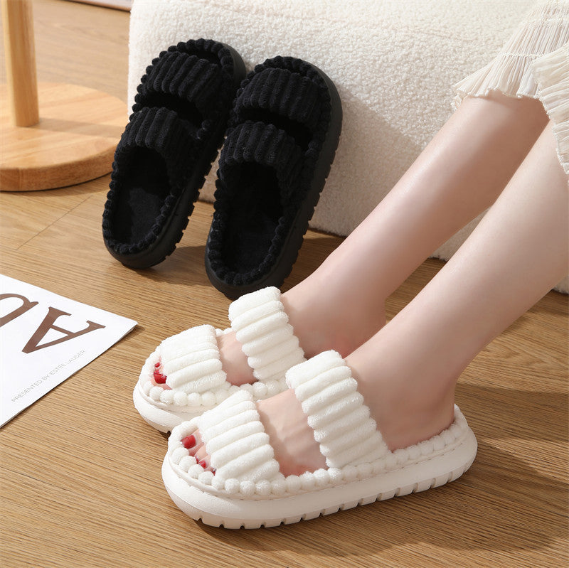 SIRA™ – Chaussons ouverts moelleux et douillets