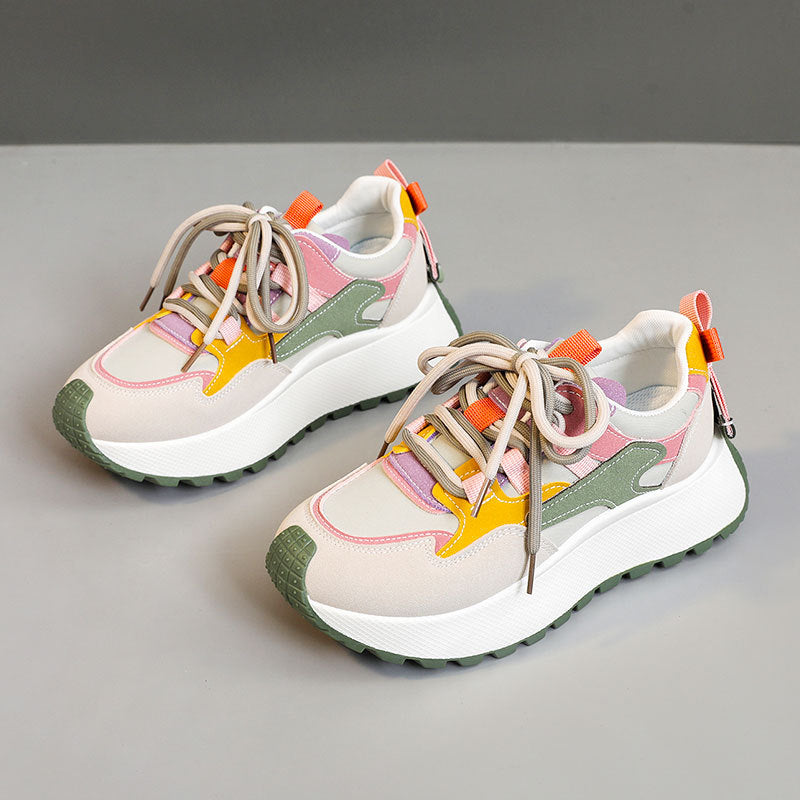 BRISSA™ - Baskets de course à lacets confortables et respirantes