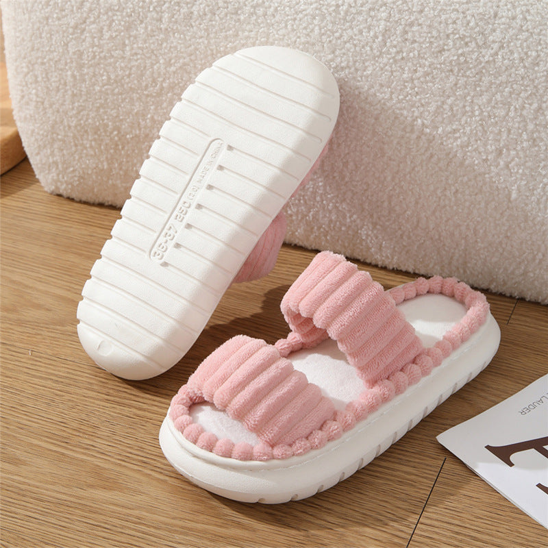 SIRA™ – Chaussons ouverts moelleux et douillets