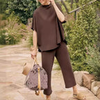 MARIELLA™ – Ensemble Loungewear Deux Pièces Détendu