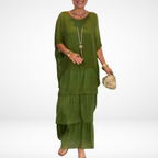 Beverly | Artistic Loose Maxi Dress