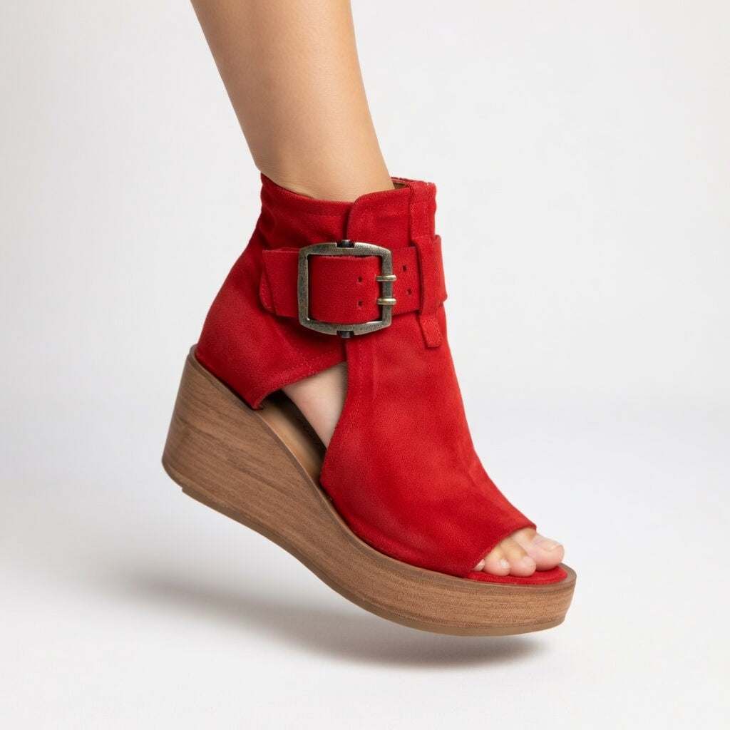 Orla™ | Bottines compensées ouvertes