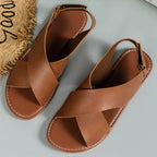 TANYA™ – Sandales plates élégantes à brides croisées