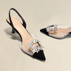 ROCHELLE™ – Escarpins Pointus Scintillants Sophistiqués