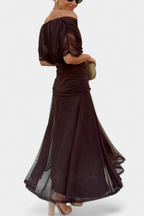 Gloria | Robe longue fleurie col en V