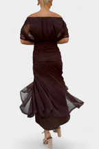 Gloria | Robe longue fleurie col en V