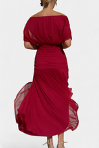 Gloria | Robe longue fleurie col en V