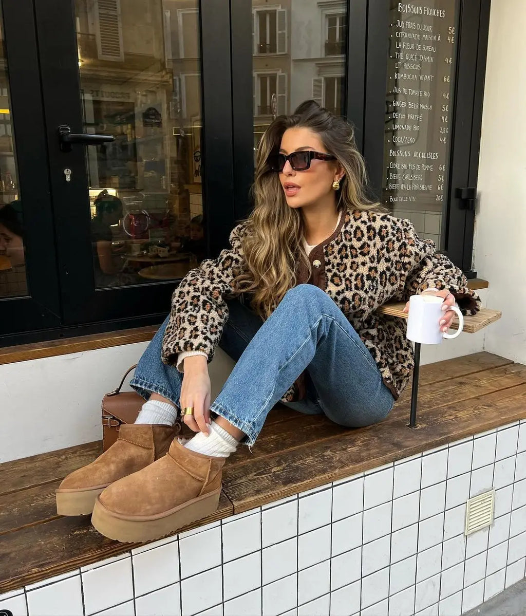 LYDIA™ | Gilet Chic Léopard