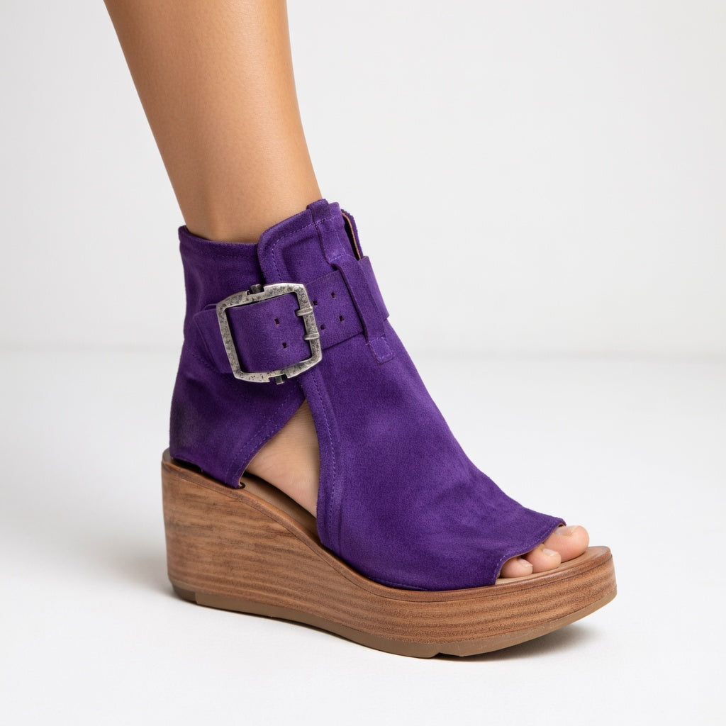 Orla™ | Bottines compensées ouvertes