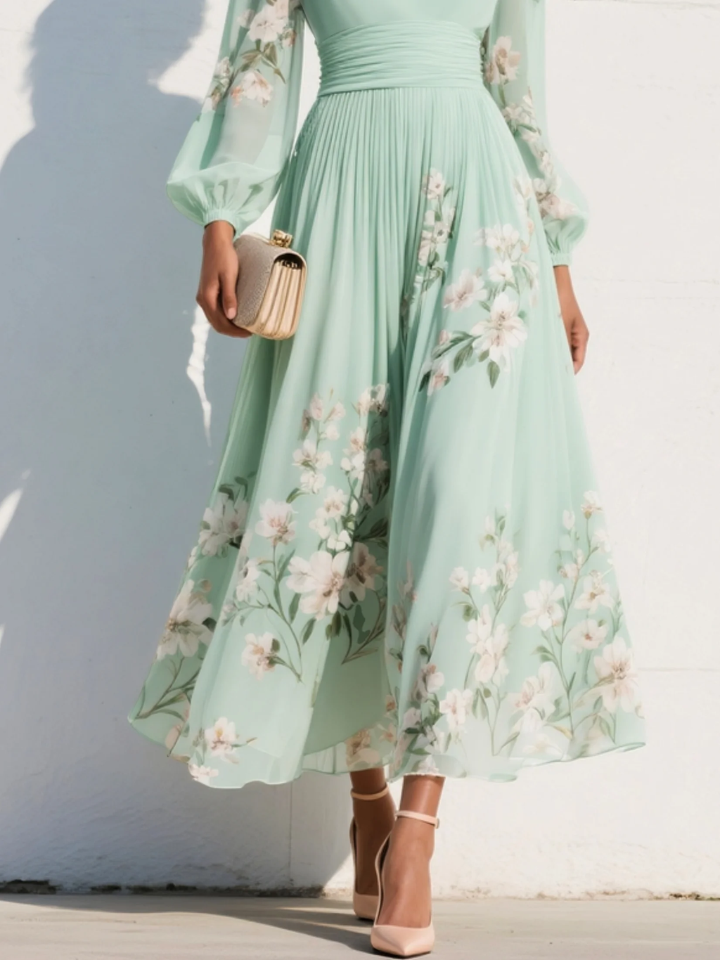 Audrey | Floral Elegance Maxi Dress