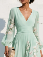 Audrey | Floral Elegance Maxi Dress