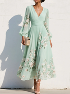 Audrey | Floral Elegance Maxi Dress