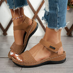 Selene | Crystal Comfort Platform Sandals