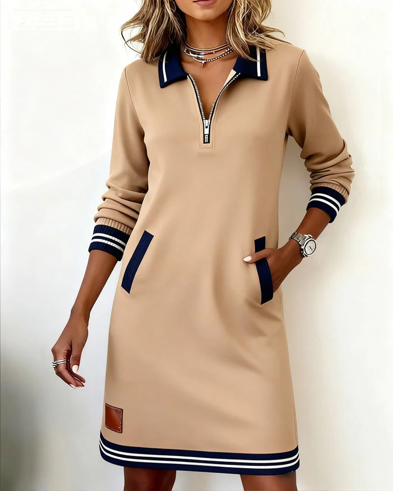 Diane | Robe élégante à manches longues